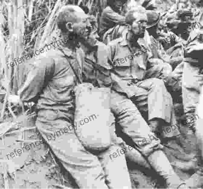 A Black And White Photograph Of A Bataan Death March Survivor Sitting On A Chair, Looking At The Camera With A Solemn Expression Bataan Death March: A Survivor S Account