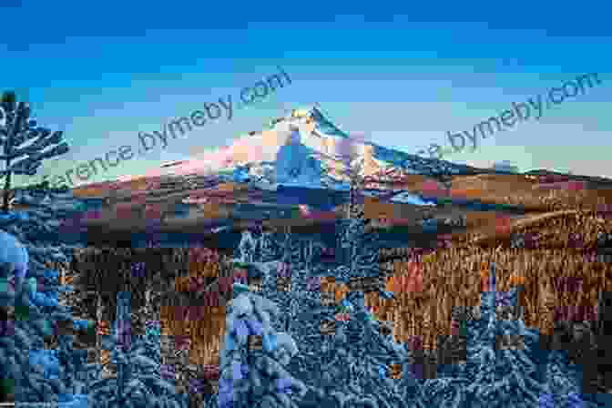 A Breathtaking Panorama Of Snow Capped Mount Hood, The Highest Point In Oregon, Casting A Majestic Presence Over The Surrounding Wilderness. 100 Hikes: Northwest Oregon (Oregon Guidebooks)