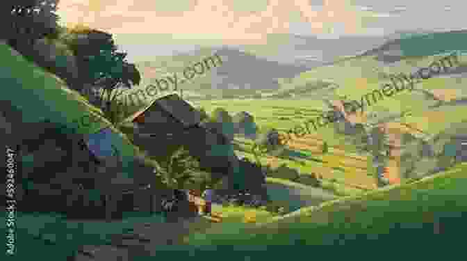 A Charming Drawing Of A Quaint English Village Nestled Amidst Rolling Hills How To Draw England Mark Bergin