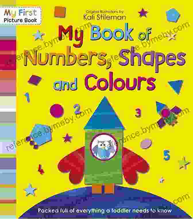 A Child Smiling While Looking At A Colorful Book With Numbers And Shapes Numbers For Kids: The Fun Simple Way To Learn Numbers