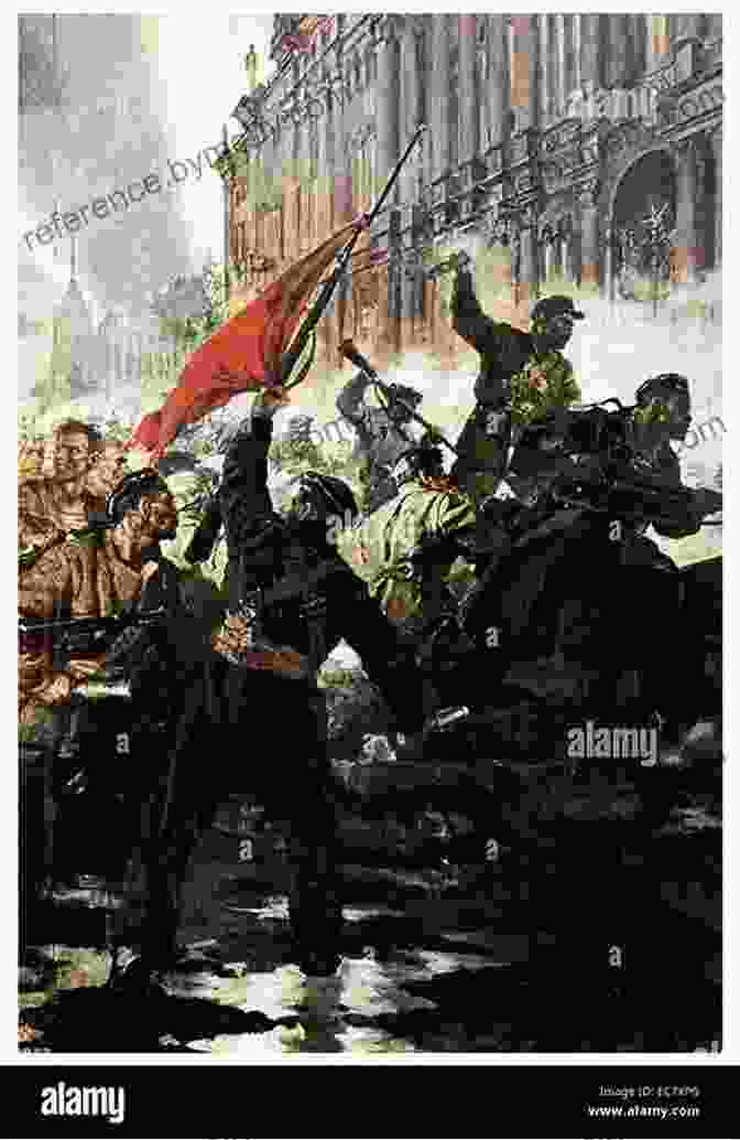 A Depiction Of The 1917 Russian Revolution, With Masses Of People Storming The Winter Palace The House Of Government: A Saga Of The Russian Revolution