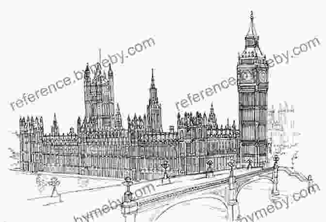 A Detailed Drawing Of The Majestic Houses Of Parliament In London How To Draw England Mark Bergin