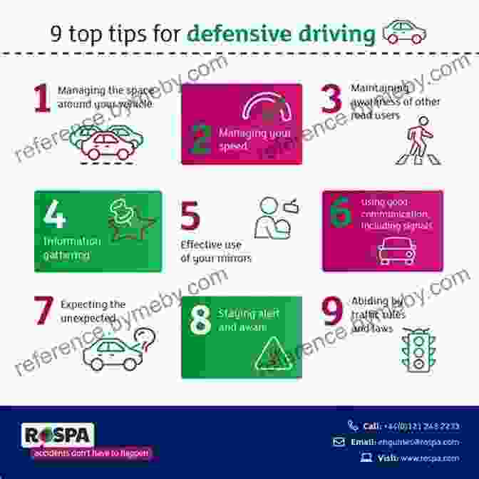 A Graphic Illustrating Defensive Driving Principles FLORIDA DMV DRIVING PERMIT TEST: OVER 250 DRIVERS PRACTICE TEST QUESTIONS FOR YOUR WRITTEN EXAMS: 2024 DRIVING PERMIT/ LICENSE STUDY