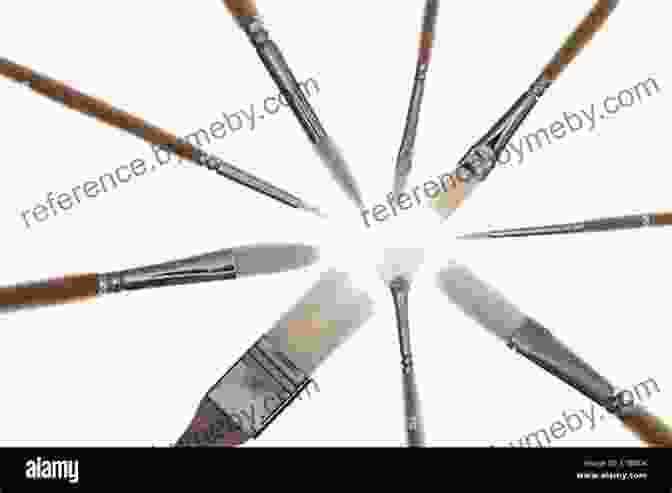 A Photograph Displaying A Collection Of Paintbrushes, Featuring Various Sizes, Shapes, And Bristles Take Three Colours: Watercolour Flowers: Start To Paint With 3 Colours 3 Brushes And 9 Easy Projects