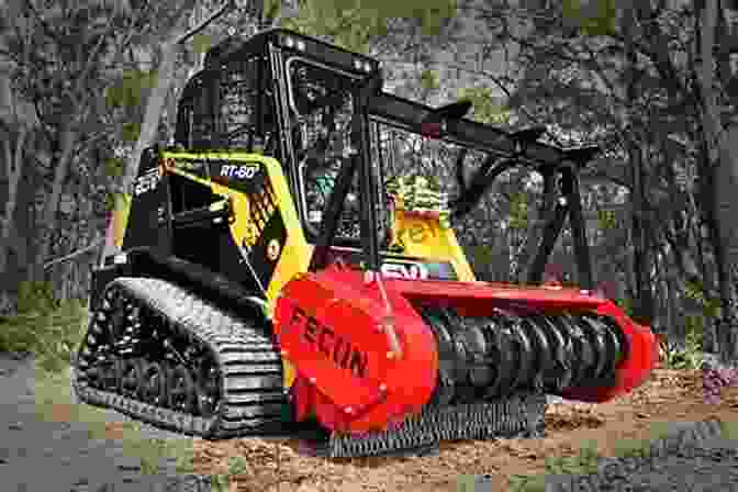 A Specialized Tractor With A Forestry Mulcher Attachment Tractors (Big Machines At Work)