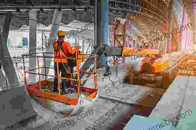 Aerial Work Platform On Industrial Site Cherry Pickers (Big Machines At Work)