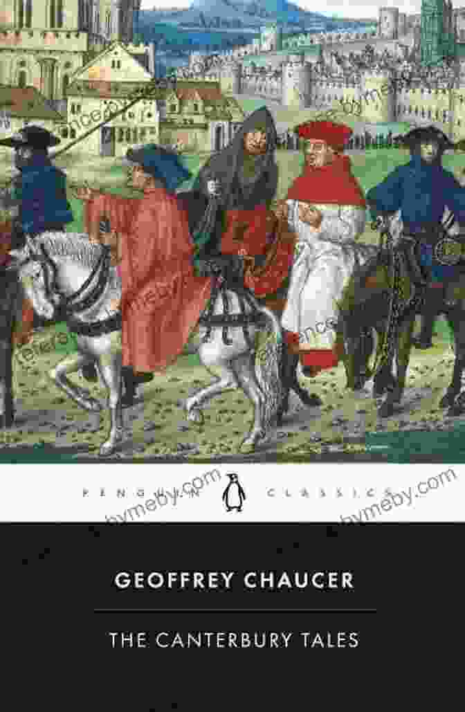 An Illustration From 'The Canterbury Tales' By Geoffrey Chaucer, Depicting A Group Of Pilgrims On Horseback The Big Smoke (Penguin Poets)