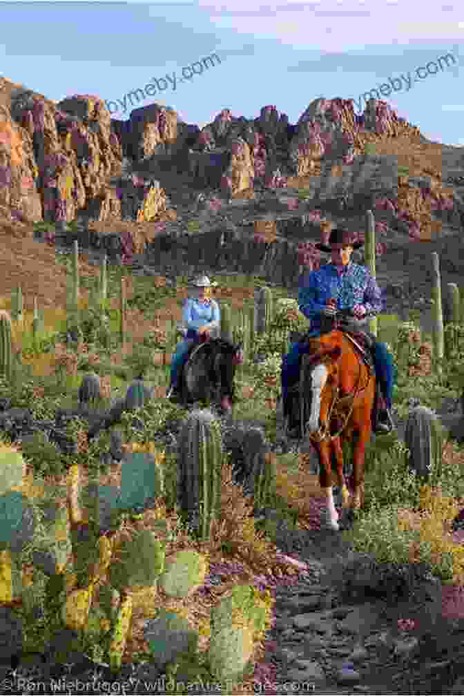 Arizona Ames On Horseback, Riding Through The Desert. Arizona Ames: A Western Story