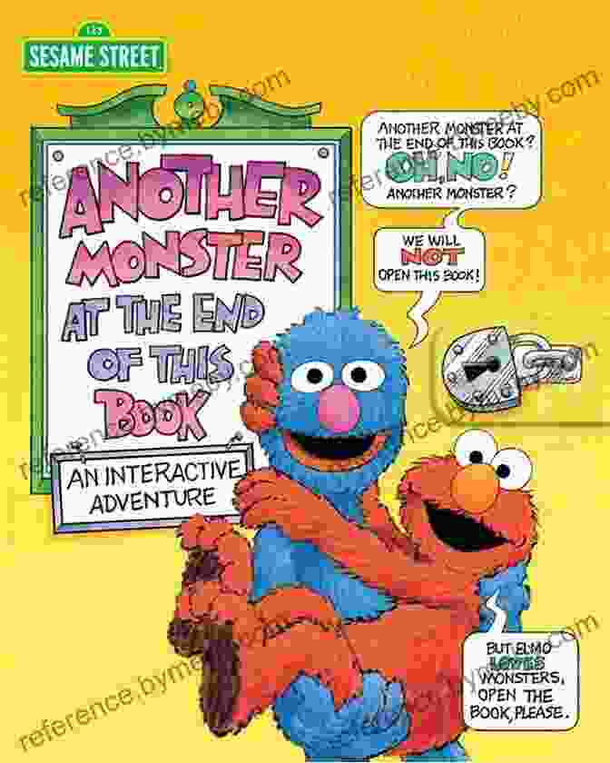 Book Cover Of 'Another Monster At The End Of This Sesame Street' Featuring A Furry Blue Monster, Grover, Peeking Out From Behind A Door. Another Monster At The End Of This (Sesame Street)