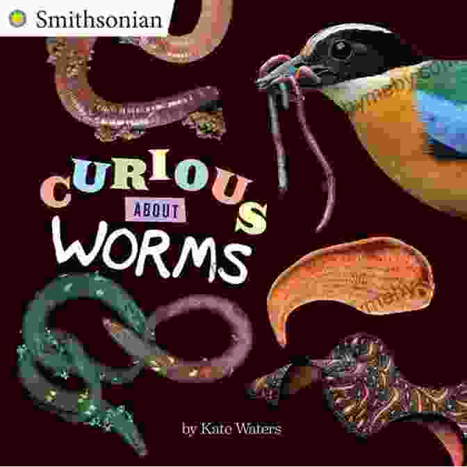 Cover Of Curious About Worms Book By Smithsonian Alina Daria, Featuring An Illustration Of Diverse Worms In A Vibrant Setting Curious About Worms (Smithsonian) Alina Daria