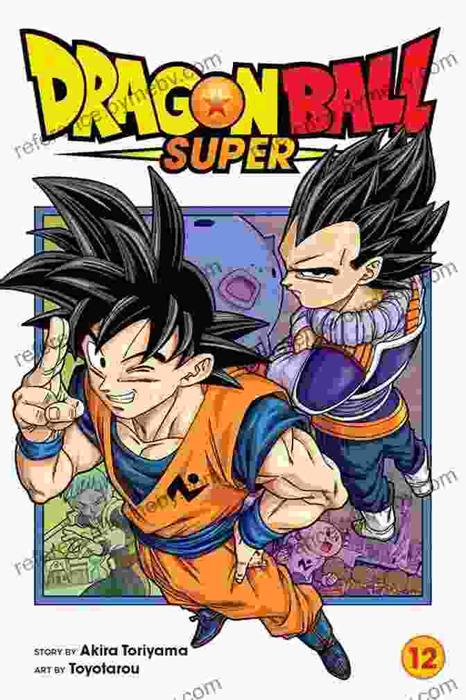 Cover Of Dragon Ball Vol 12: Enter Trunks, Featuring Goku, Vegeta, And Trunks In An Epic Battle Scene Dragon Ball Z Vol 12: Enter Trunks