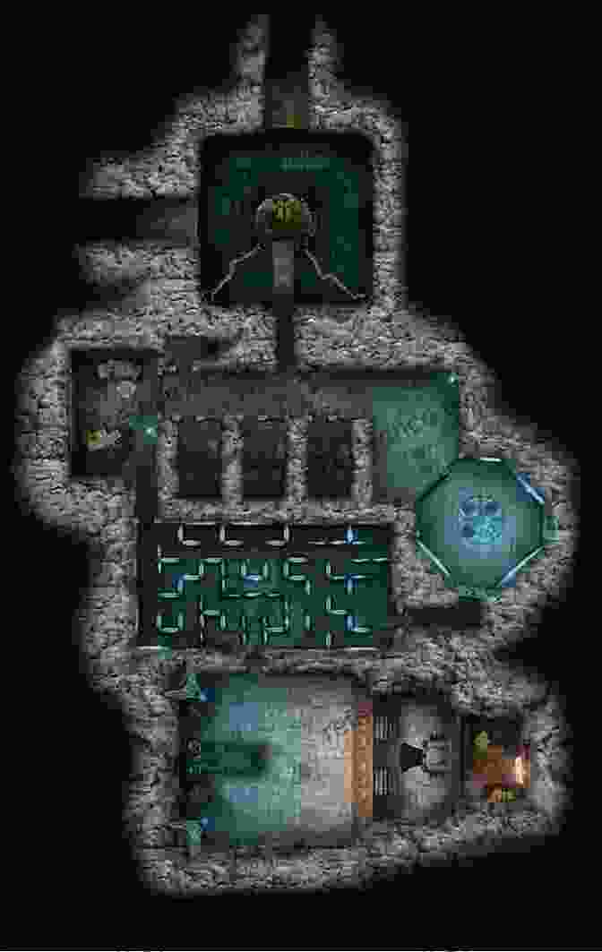 Detailed Map Of A Dungeon Level, Showing Rooms, Corridors, And Various Points Of Interest RPG Dungeons And Tombs Map Collection: A Set Of Detailed Plans For All Kinds Of Dungeons For Role Playing Games For Gamers And Game Masters