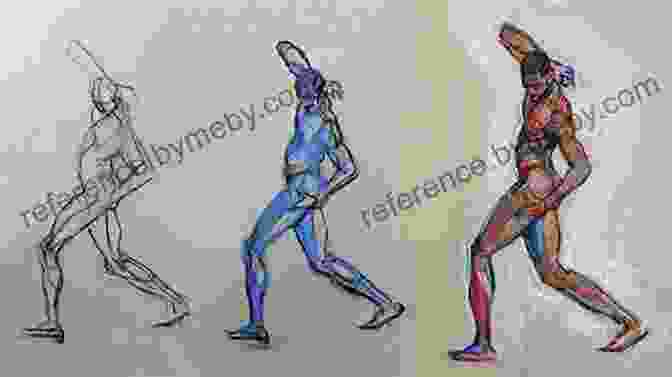 Drawing Of A Figure In A Dynamic Pose, Demonstrating Gesture And Movement Drawing Poses Alanna Nash