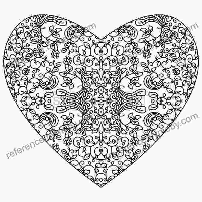 Drawing Of A Heart With Intricate Patterns Representing Different Emotions And Experiences Drawings Of Deep Thoughts And Ponderings Of The Heart