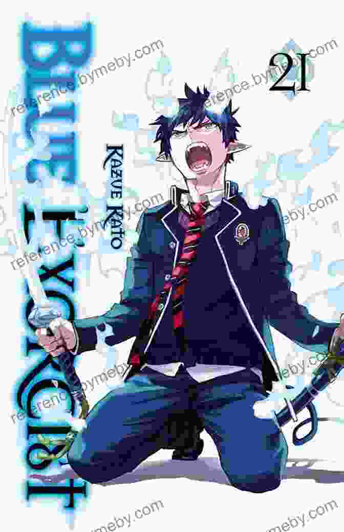 Enticing Cover Of 'Blue Exorcist' Vol. 2, Featuring The Enigmatic Rin Okumura Wielding His Iconic Flaming Sword. Blue Exorcist Vol 7 Ben Goldfarb