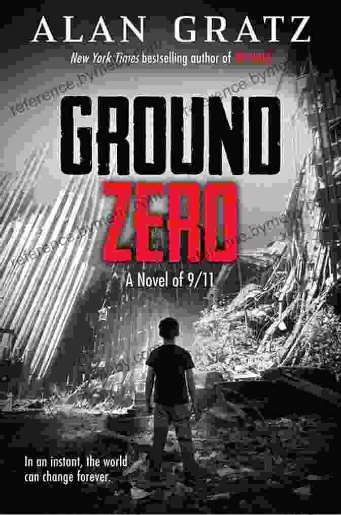 Ground Zero Book Cover Featuring The Twin Towers Ablaze Against A Dark Blue Sky Ground Zero Alan Gratz