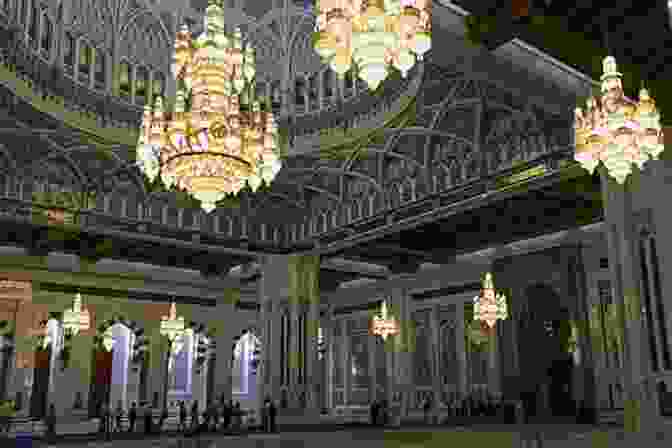 Intricate Interior Of The Sultan Qaboos Grand Mosque, Showcasing Its Opulent Chandeliers, Colorful Mosaics, And Marble Floors. Muscat ( CG Bradt Travel Guides (City Guides))