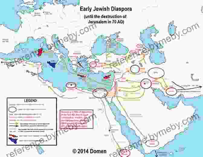 Map Of Jewish Diaspora Communities Throughout History The Face Of Samaria: The History And Life Of Jews In The Heartland Of Israel (Israel Today)