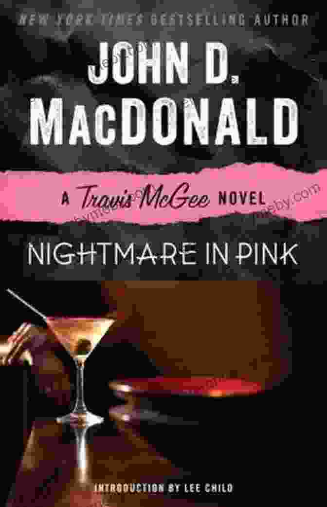 Nightmare In Pink Book Cover Featuring Travis McGee Sailing On His Boat Nightmare In Pink: A Travis McGee Novel