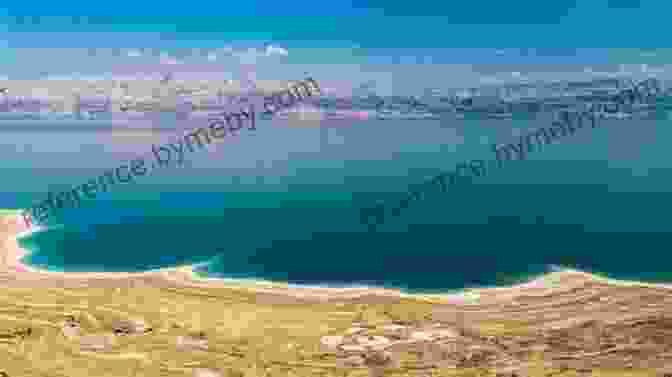 Panoramic View Of The Dead Sea With Distant Mountains The Dead Sea And The Jordan River