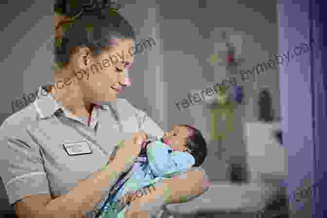 Portrait Of Agnes Light, A Smiling Midwife Holding A Newborn Baby Midwife On Call Agnes Light