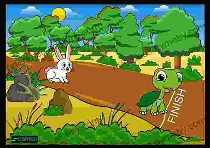 The Hare And The Tortoise Race Each Other The Hare And The Tortoise