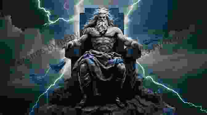 The Mighty Zeus, King Of The Gods, Wielding His Thunderbolt A History Of Ancient Greece For Young And Old