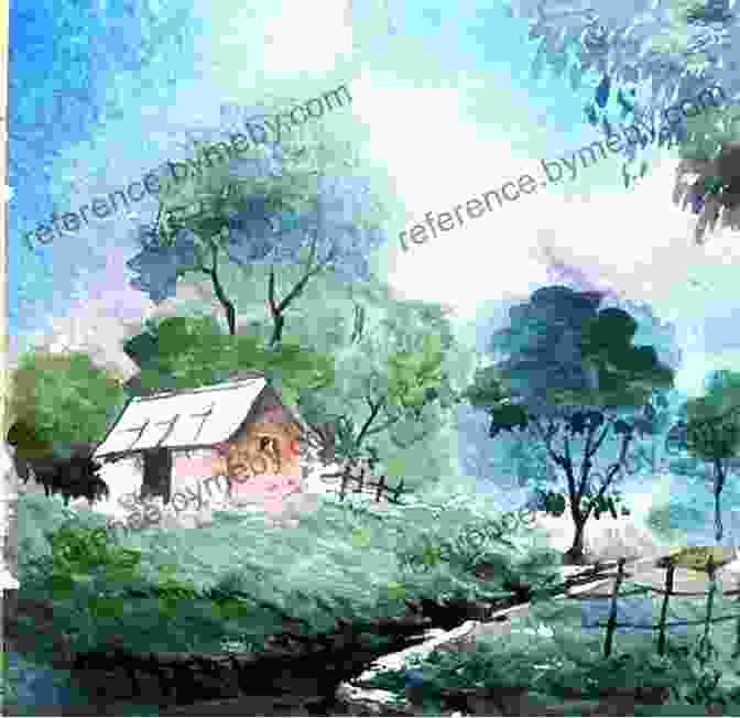 Watercolor Painting Of A Colorful Landscape How To Paint In Watercolor From The Beginning