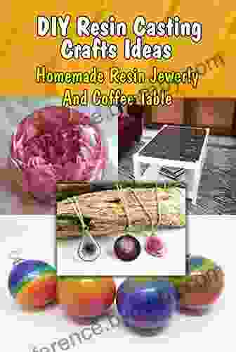 DIY Resin Casting Crafts Ideas : Homemade Resin Jewerly And Coffee Table